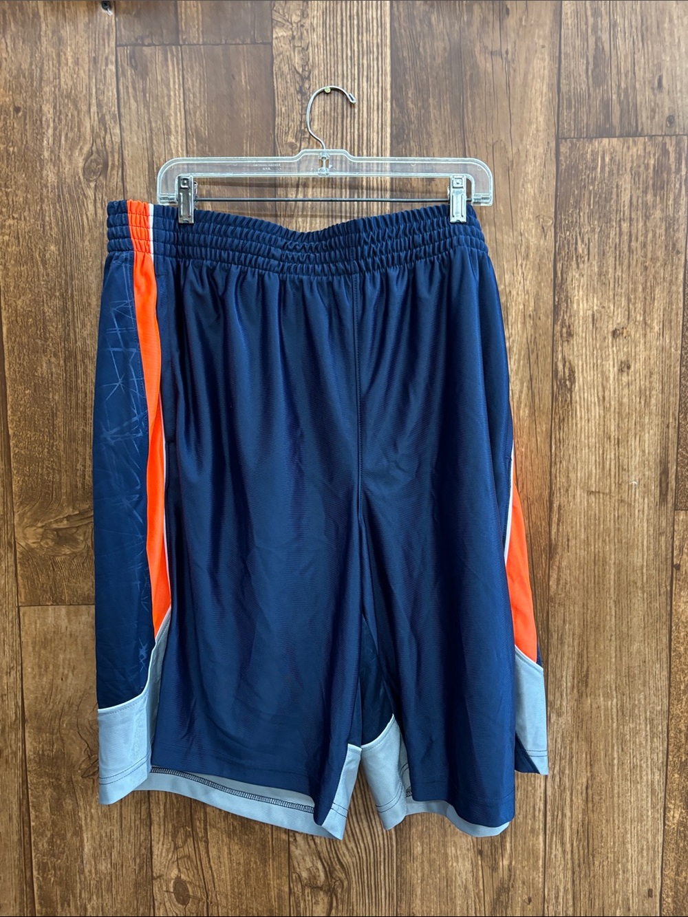 The Foundry Supply Co. Men's Athletic Shorts - Navy & Orange